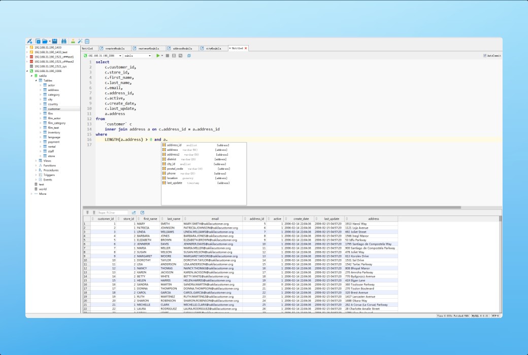 JookDB Universal Database Management Tool Software截图