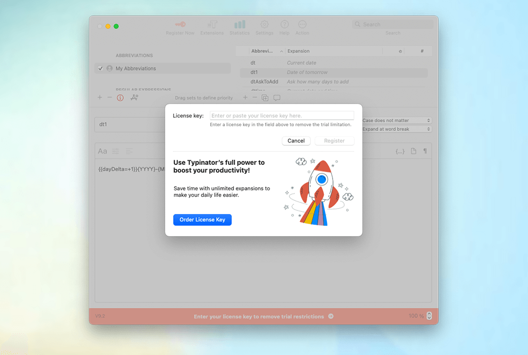 Typinator 9 Text Quick and Quick Input Tool Software截图