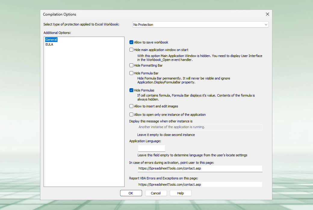 xlCompiler Excel 表格檔案轉 EXE 程式工具軟體截图