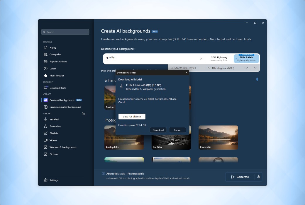 DeskScapes 2026 Dynamic Desktop Wallpaper Video Tool Software截图