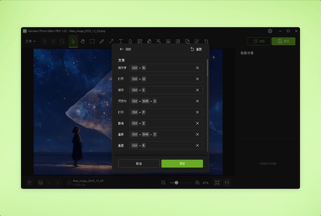 Icecream Photo Editor photo editing and management tool software截图