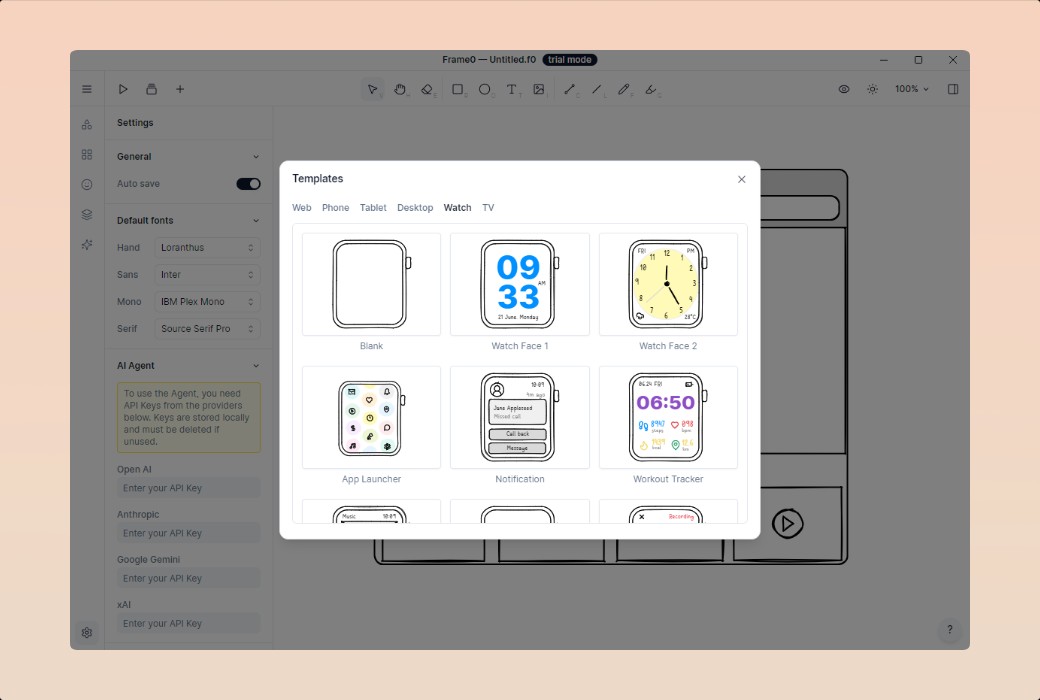 Frame 0 線框圖繪製工具軟體截图