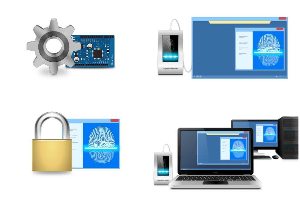Biometrics for Remote Desktop Fingerprint Scanner Biometric Remote Desktop Software截图