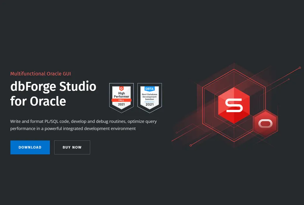 dbForge Studio for Oracle 数据库开发管理工具软件截图