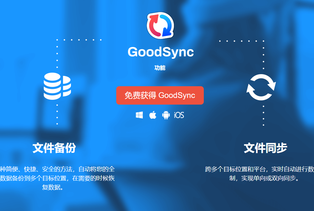 GoodSync 您的数据同步和备份的理想选择