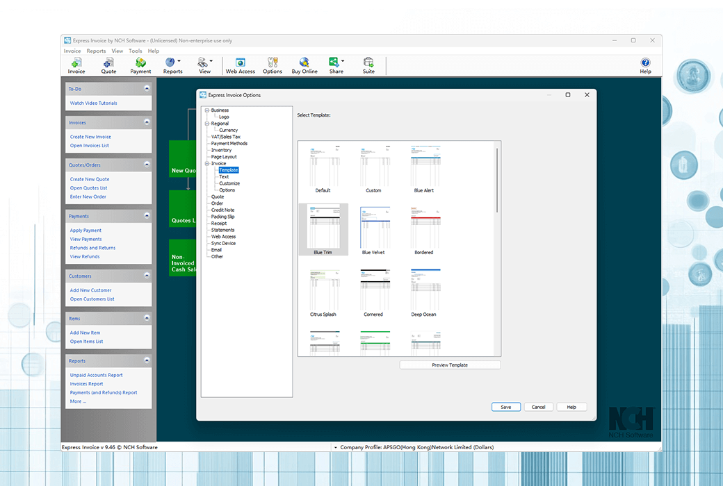 Express Invoice - 发票创建和管理软件 🧾