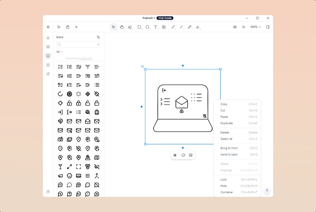 Frame 0 線框圖繪製工具軟體截图