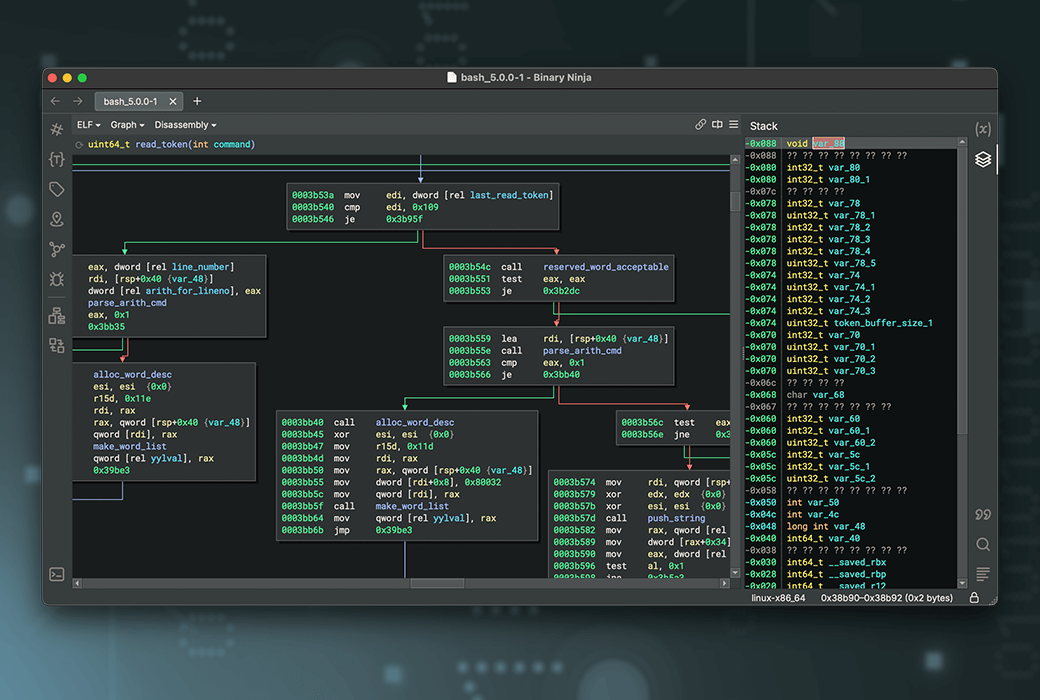 Binary Ninja Interactive Decompiler Tool Software截图