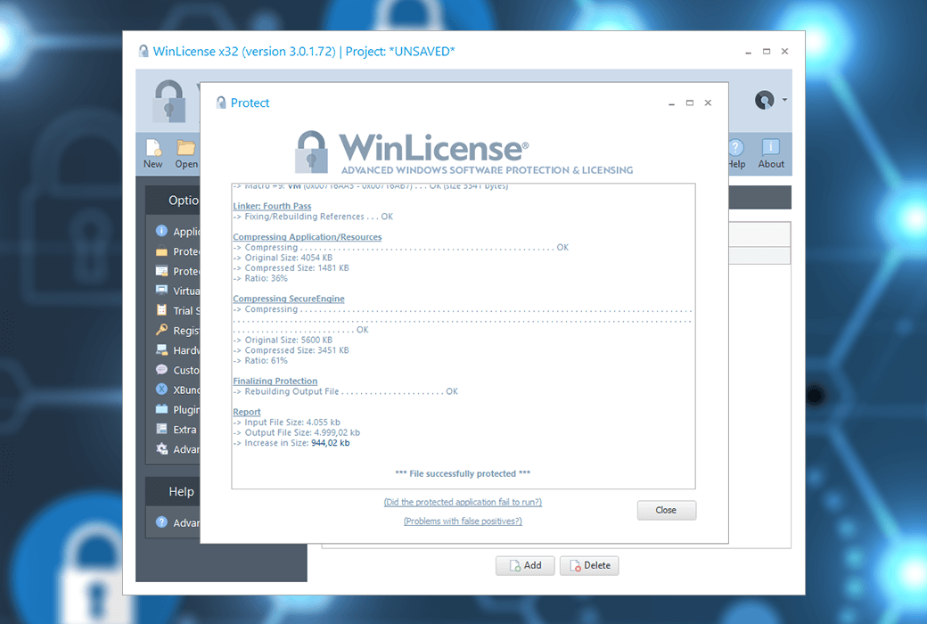 WinLicense 軟件保護與許可管理工具軟體截图