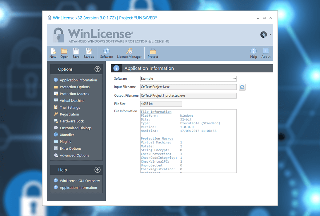 WinLicense 軟件保護與許可管理工具軟體截图