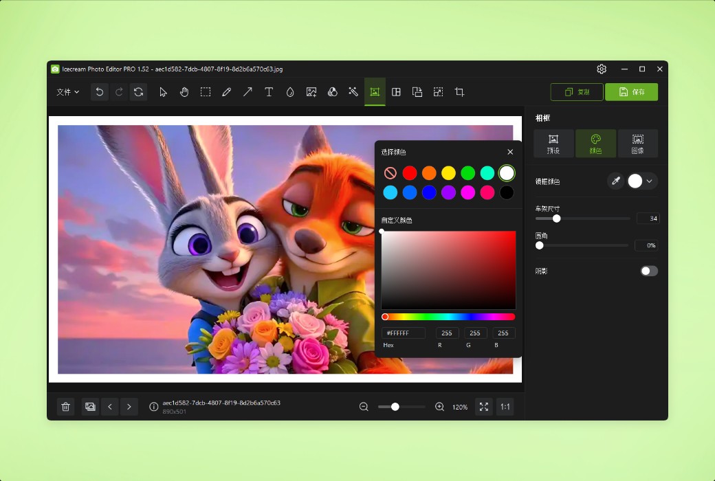 Icecream Photo Editor photo editing and management tool software截图