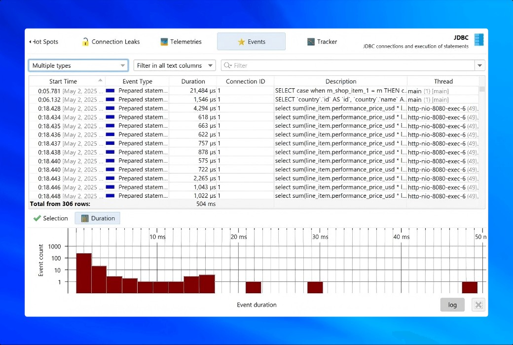 JProfiler Java 性能分析与优化工具软件截图