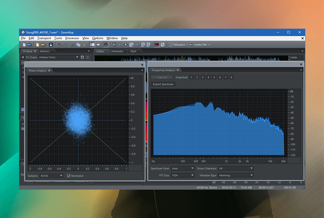 Soundop Audio Editor 专业音频编辑器工具软件截图