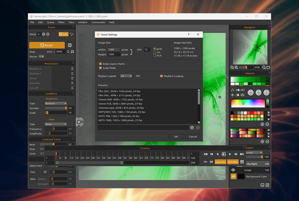 Amberlight 2灯光火焰特效动画制作软件截图