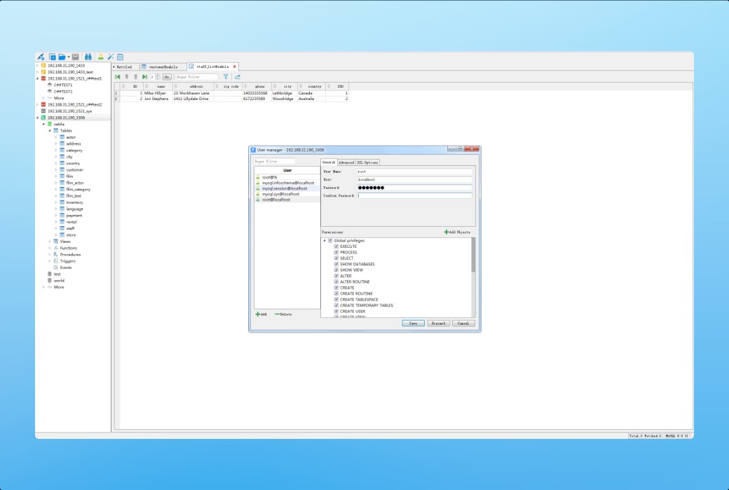 JookDB Universal Database Management Tool Software截图
