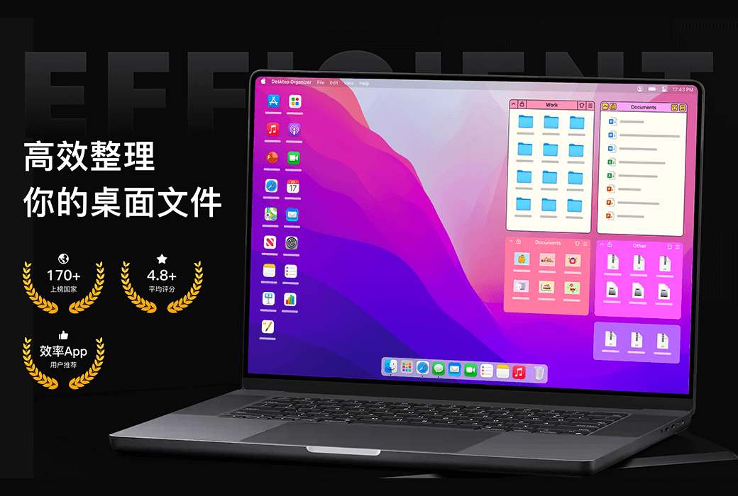 桌面整理大师 Mac 桌面文件分类高效整理工具软件截图