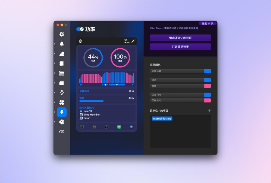 iStat Menus 7 phần mềm giám sát tình trạng hệ thống macOS截图
