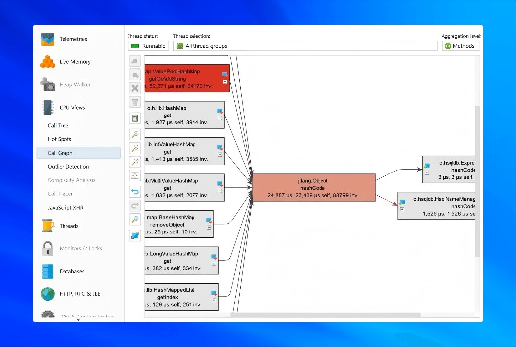 JProfiler Java 性能分析与优化工具软件截图