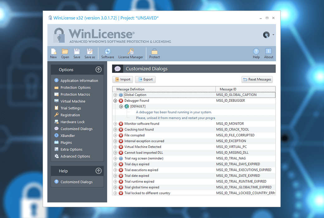 WinLicense 軟件保護與許可管理工具軟體截图