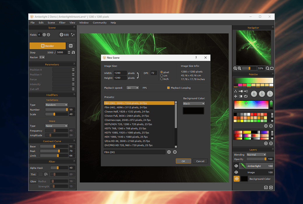 Amberlight 2灯光火焰特效动画制作软件截图